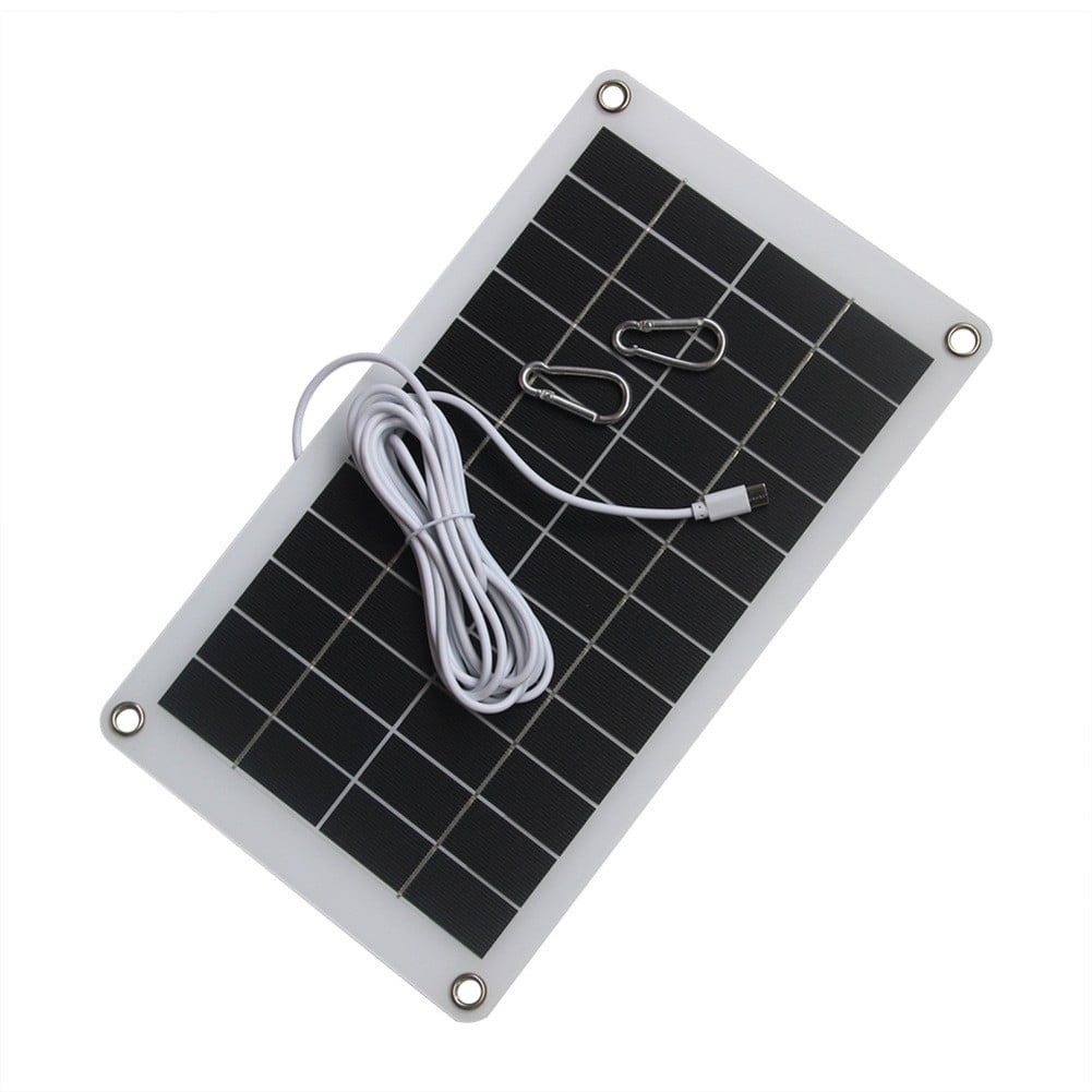 10W 12V Portable Solar Charger USB Output Solar Panel for Cgampin
