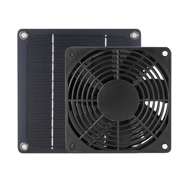 10W 12V Solar Exhaust Fan 6 Inch Mini Ventilator Solar Panel Powered Fan Air Extractor for Dog Chicken House RV Greenhouse Fan ,Silent Fan