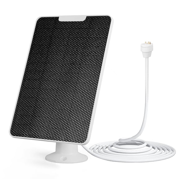 10W 5V Magnetic Solar Charger Panel, 4m Extra Long Cable Solar Board for Google Nest Battery Camera