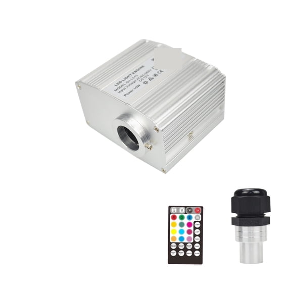 10W APP Smart Phone RGBW Twinkle Wheel LED Fiber Optic Star Ceiling Light Engine Driver Source 28keys Remote Sound Controller