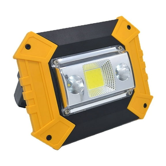 10W COB LED Flood Light USB Recharable Floodlight Power Bank Spotlight Outdoor Search Worklight Waterproof Warning Light - Wide Angle Beam