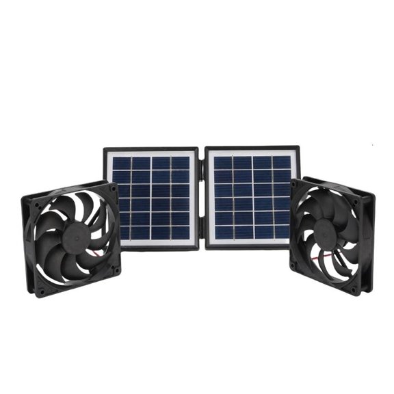 10W Foldable Solar Exhaust Fan Air Extractor Mini Ventilator Solar Panel Fan