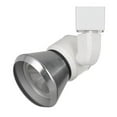 thumbnail image 1 of 10W Integrated LED Metal Track Fixture with Cone Head, White & Silver, 1 of 1