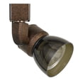thumbnail image 1 of 10W Integrated LED Track Fixture with Polycarbonate Head, Bronze and Black- Saltoro Sherpi, 1 of 5