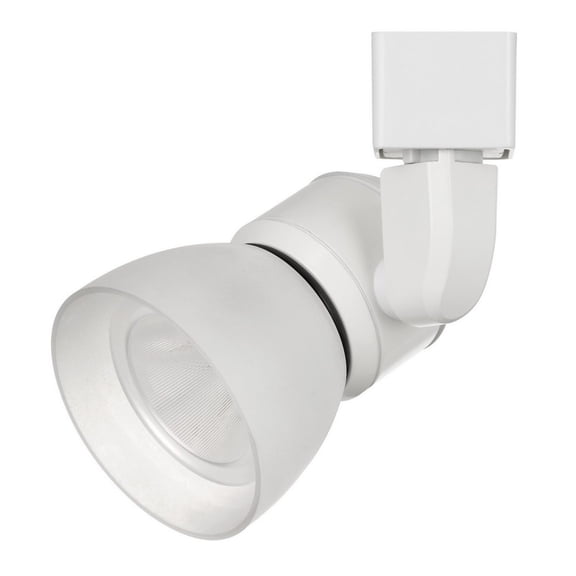10W Integrated LED Track Fixture with Polycarbonate Head, White- Saltoro Sherpi