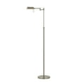 thumbnail image 1 of 10W LED Adjustable Metal Floor Lamp with Swing Arm, Chrome, 1 of 5