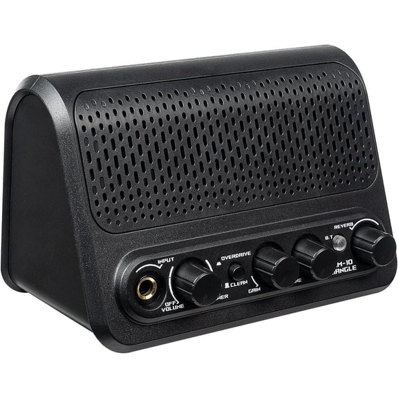 10W Mini Guitar Amp, Portable Guitar Combo Amplifier with Clean/Overdrive/Reverb, -in- Rechargeable BT Amplifier Speaker with Aux in Jack for Bedroom Practice - Triangle QAM-10