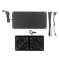 10W Solar Panel Fan Kit Powerful Ventilation Cooling Solar Powered