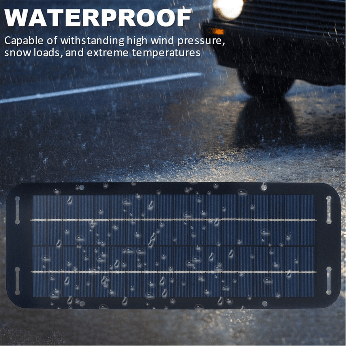 10W Solar Panel Kit 12V Waterproof Solar Trickle Charger Portable Solar