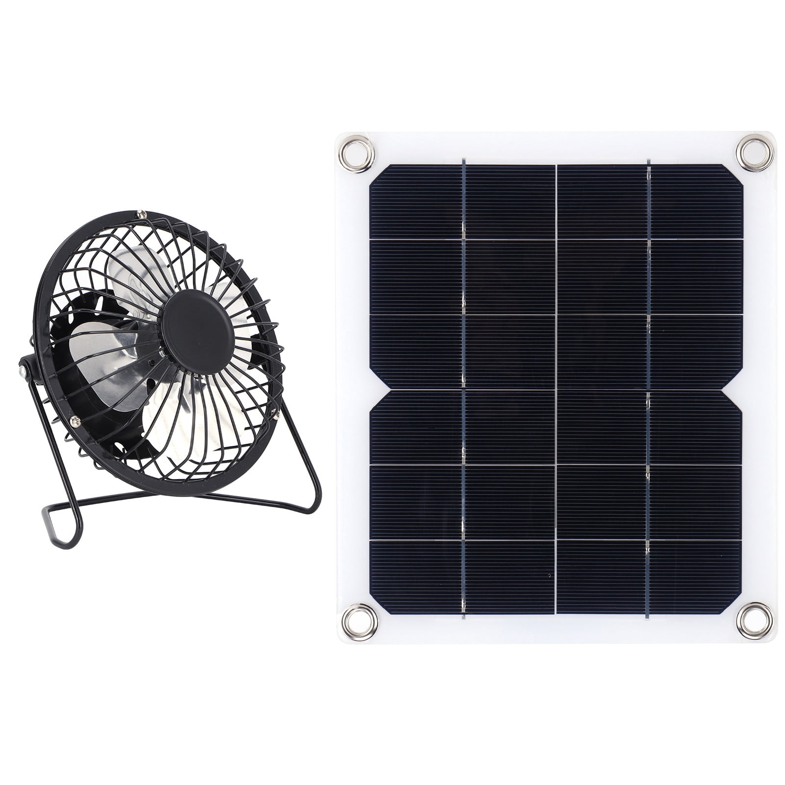 10W Solar Panel with Cooling Fan Photovoltaic Solar Panel for Home Pet Dog House