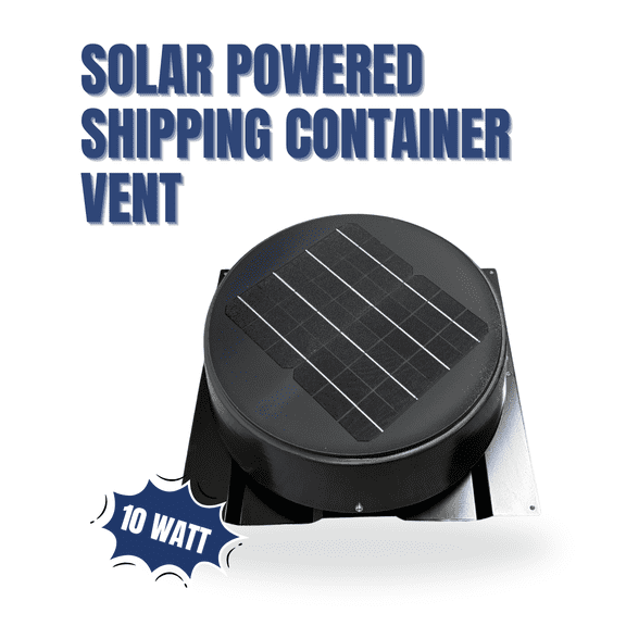 10W Solar Powered Shipping Container Roof Vent