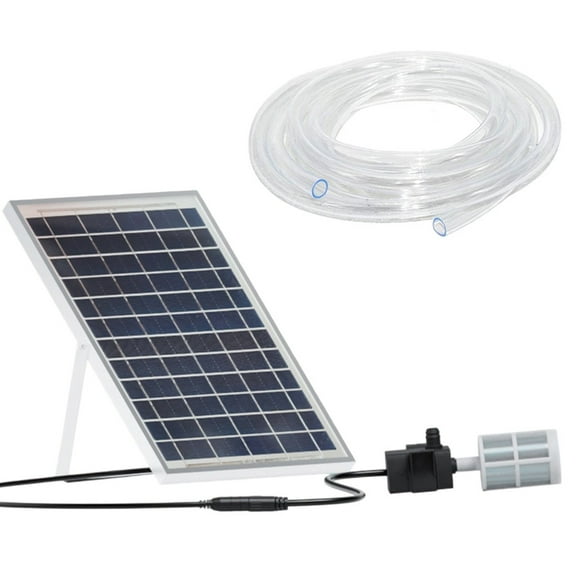 10W Solar Water Pump Solar Panel With Bracket Pump Circulating Fish Pond Filtration Oxygen Submersible Water Pumps