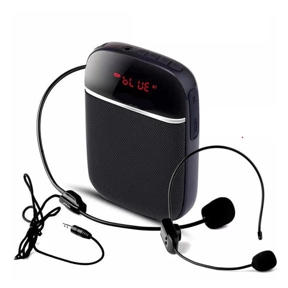 10W Wired/UHF Wireless Mini Fashion Microphone Guide Headset Teaching Lecture Dedicated Portable Amplifier ,Powerful Voice Amplifier