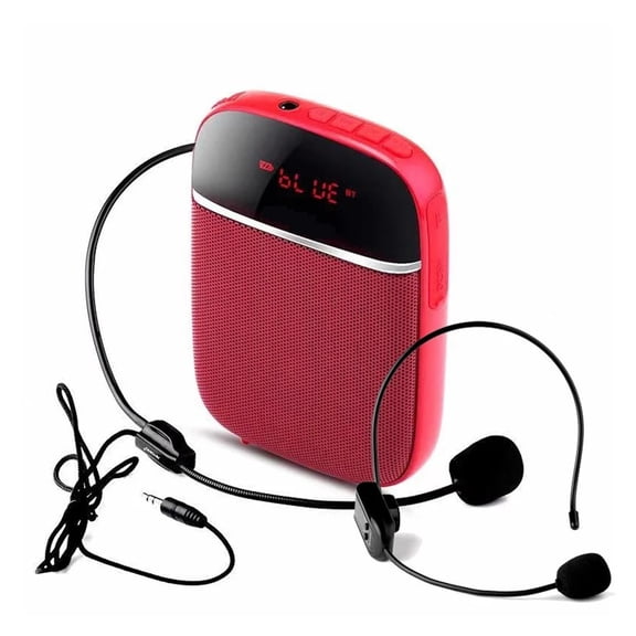 10W Wired/UHF Wireless Mini Fashion Microphone Guide Headset Teaching Lecture Dedicated Portable Amplifier ,Powerful Voice Amplifier
