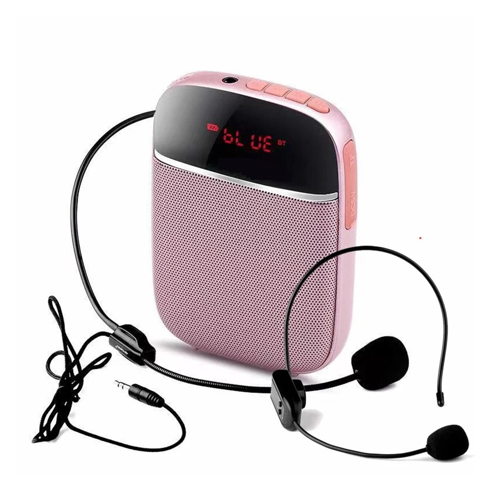 10W Wired/UHF Wireless Mini Fashion Microphone Guide Headset Teaching Lecture Dedicated Portable Amplifier ,Powerful Voice Amplifier