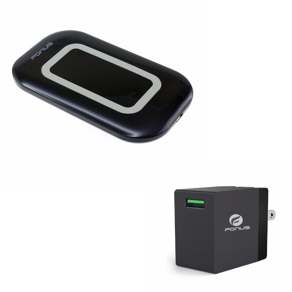 10W Wireless Charger Ultra Slim Fast Charging Pad w 18W Adaptive Fast Travel Home Wall AC USB Charger A7L for Motorola DROID Mini MAXX - Nokia 8, Lumia 930 920 1520 1020 - Razer Phone 2