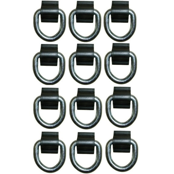 10WR15 Qty 12: 3/8" Weld On D-Ring Fits Universal Products Universal Fit