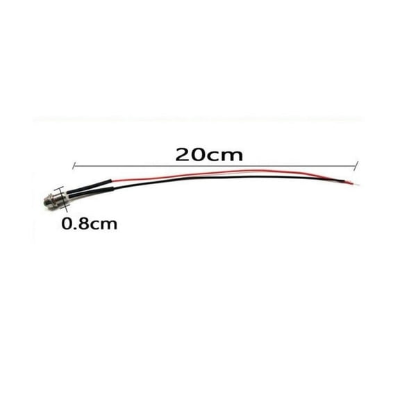10X 12V Led Panel Indicator Lights Lamp Bulb Dash Car Truck Boat Water-Proof Fangkenuo
