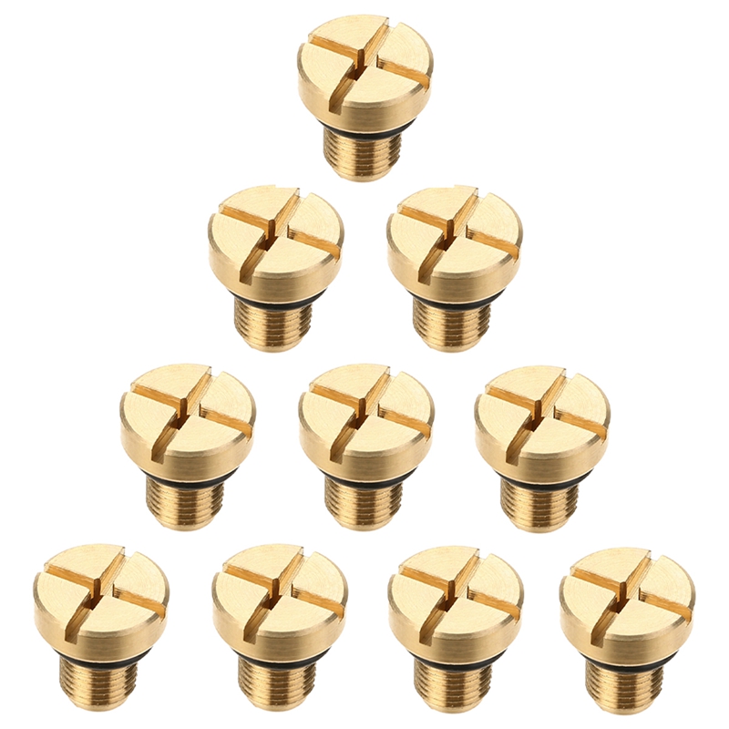 10X 17111712788 Radiator Overflow Coolant Expansion Tank Bleeder Screw