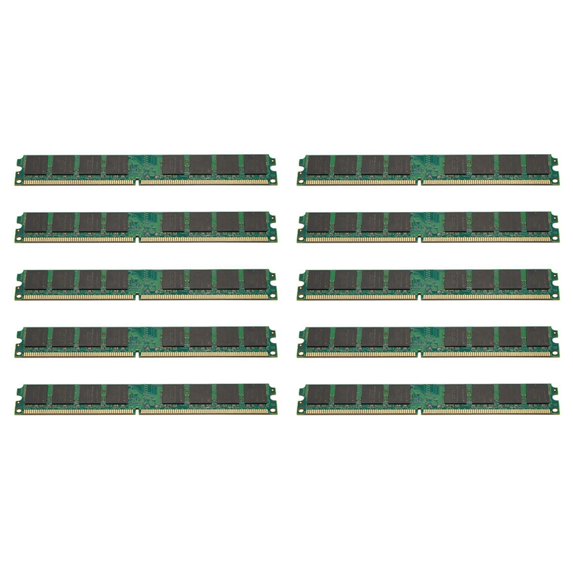10X 2GB DDR2 RAM Memory 1.8V 800Mhz PC2 6400 PC Ram Memoria for Desktop Memory DIMM 240Pins