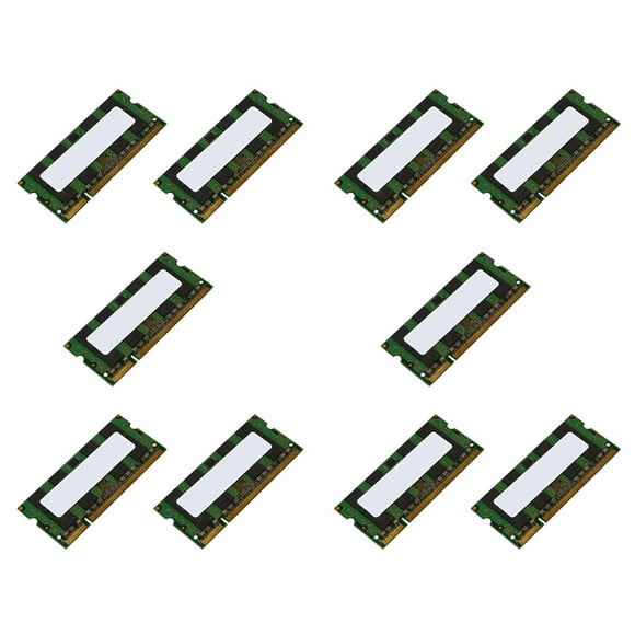 10X 2GB DDR2 RAM Memory 667Mhz PC2 5300 Laptop Ram Memoria 1.8V 200PIN SODIMM for AMD