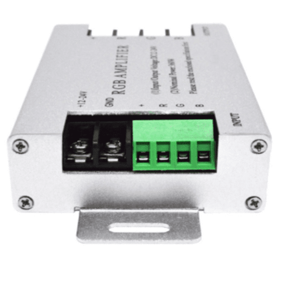 10X 360W RGB Led Amplifier Controller DC12V-24V 30A Aluminum Shell for RGB 5050 3528 SMD Lamp