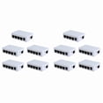thumbnail image 1 of 10X 4 Port POE Extender 100Mbps 1 in 4 Out 250 Meters Network Switch Repeater IEEE802.3af/At,10 x 4 Port POE Extender,White, 1 of 6