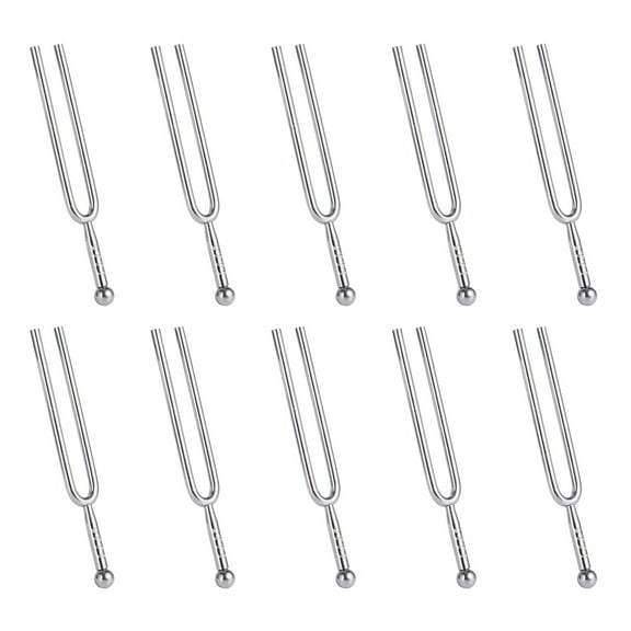 10X 440Hz A Tone Stainless Steel Tuning Fork Tuner Tunning Musical Instrument Gift