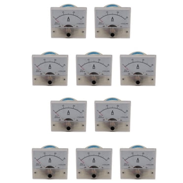 HUA DC 30A Analog Ammeter Panel Meter | 0-30A DC | 85C1 Gauge With Shunt | Current Meter