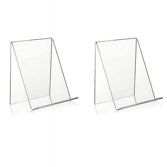 10X Acrylic Book Stand with LEDge,Transparent Acrylic Display Easel, Clear Tablet Holder for Books,,Artworks