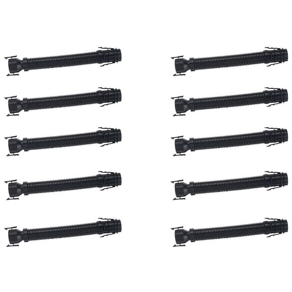 10X Air Filter Intake Breather Pipe for - 1 3 5 7 E81 E87 E90 N47 N57 F10 F01 13717803842 13717810772,10 x Intake Breather Pipe,Black