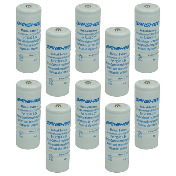 10X Banshee Replaces SUPER Capacity 72300 3.5V BATTERY For WELCH ALLYN 71000