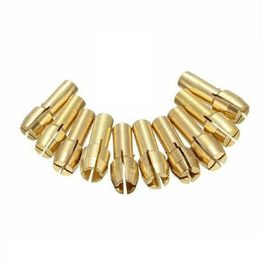 10X Bass Collet Nut Kit Quick Change Part Power Rotary for Dremel Tools Accessory