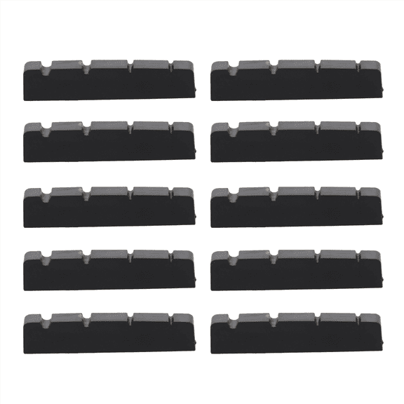 10X Black XL 4-Str Slot Bass Nut PT-1200-00