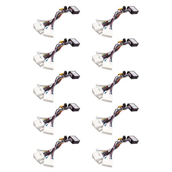 10X Car Android Stereo 16PIN Power Wiring Harness Cable Adapter with CANbus Box for Duster /Arkana /XM3