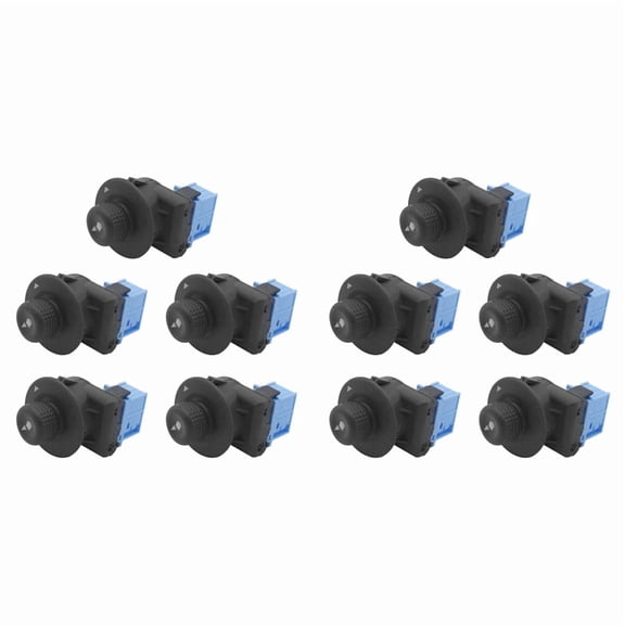 10X Car Electric Rearview Mirror Control Switch Button Rearview Mirror Knob Switch for C3 11Pin 6545. 6545KS