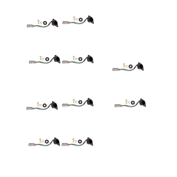 10X Cart Speed Sensor for ADC Motor Club Car IQ and Precedent, 102704901,10 x Speed Sensor,Black