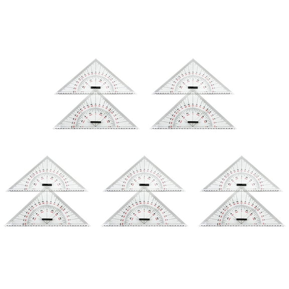 10X Chart Drawing Triangle Ruler for Ship Drawing 300mm -Scale Triangle Ruler