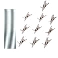 thumbnail image 1 of 10X Clips, 10X Sticks Christmas Flower Creative Accessories Multi Functional Assembly Clip Multi Functional Assembly Stick, 1 of 3