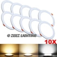 10X Cool White 6W 4