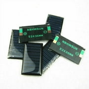 10X DIY Toy 5V 30mA 53X30mm Micro Mini Small Power Solar Cells Panel