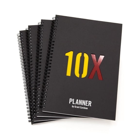 10X Daily Planner 4-Pack: The Entrepreneur's Journal
