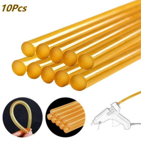 10X Dent Repair Glue Sticks Paintless Dent Repair Tool Glue Sticks for Hot Glue - Car Repair Dent Remover Tool Yellow