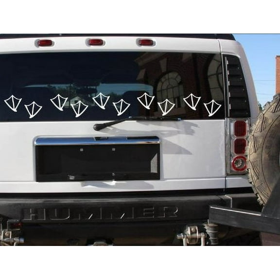 10X Duck feet Vinyl Car Truck WIndow Decal Dynasty Quack Hunting MALLARD *D662*