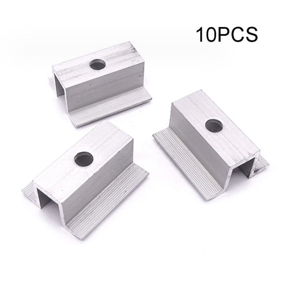 10X End Clamp Middle Clamp Photovoltaic Solar Module Solar Photovoltaic Bracket