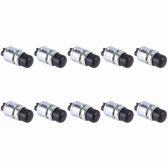 10X Engine Push Button Heavy-Duty Momentary Switch 12V Dc Weatherproof Push Button Switch(50 Amps)