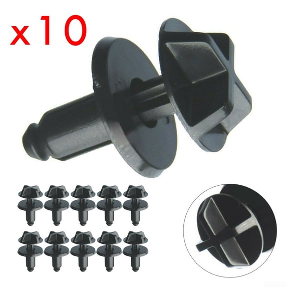 10 Pcs Plastic Clips For Range Rover Discovery Evoque Battery Cover Air Intake