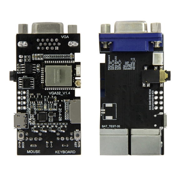 10X FabGL VGA32 VGA ESP32 PSRAM Module V1.4 Controller PS/2 Mouse Keyboard Graphics Library Game ANSI