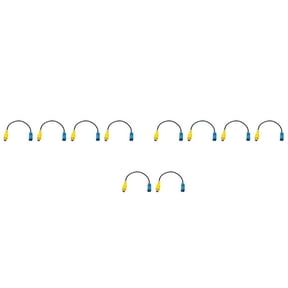 10X Fakra Reversing AV-IN Camera Video Connection Cable Parking Adapter - Fakra to Video Cable Adapter,10 x Video Cable Adapter,Black&Blue&Yellow