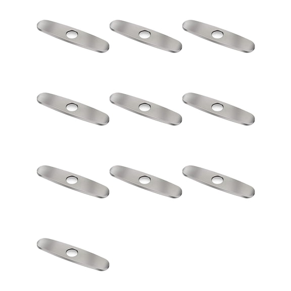 10X Faucet Deck Plate,10Inch Cover Plate for Faucet Holes Kitchen Faucet Deck Plate Faucet Plate Cover,Faucet Plate